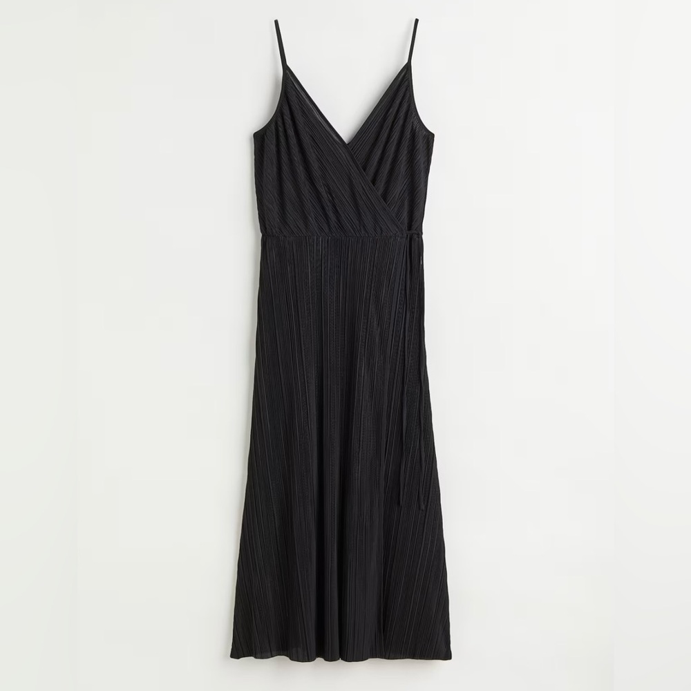 H&M Pleated Wrap Dress